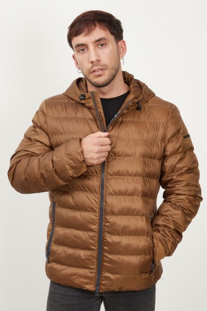 GEOX  M DENNIE HOOD_JKT en color MARRON  (2)