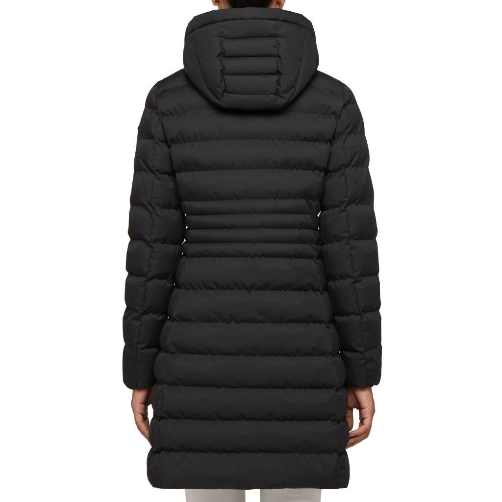 GEOX W HIVER LONG JKT en color NEGRO  (3)