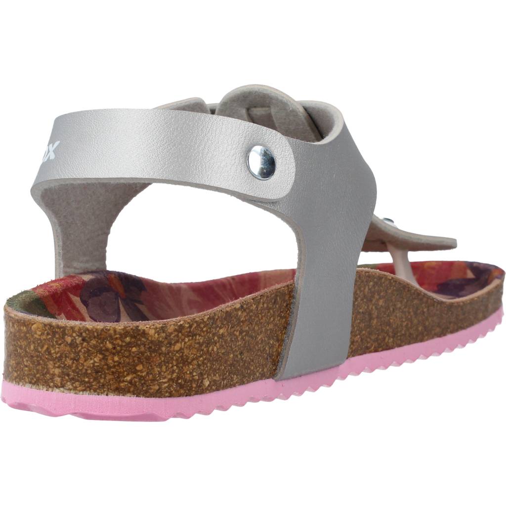 GEOX J ADRIEL GIRL en color PLATA  (3)