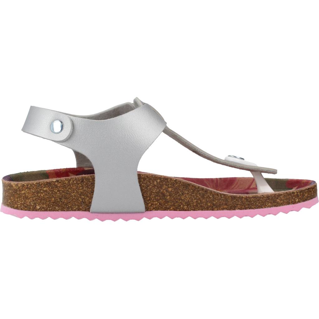 GEOX J ADRIEL GIRL en color PLATA  (4)