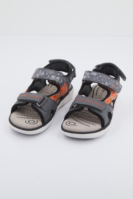 GEOX  J SANDAL MARATEA BOY en color GRIS  (1)