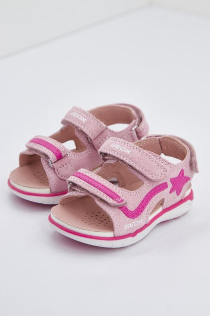 GEOX B SANDAL DELHI GIRL en color ROSA  (1)