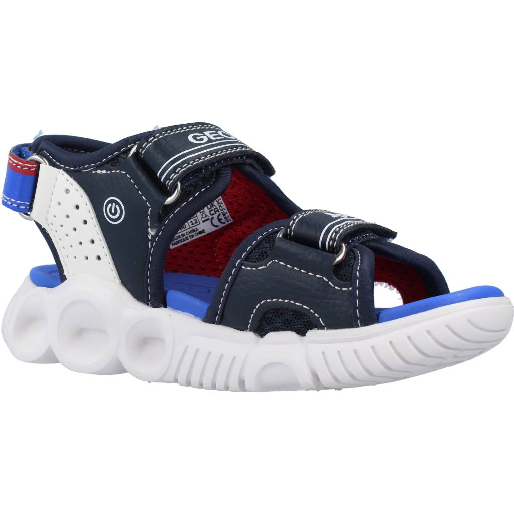 GEOX J SANDAL WROOM BOY en color AZUL  (5)