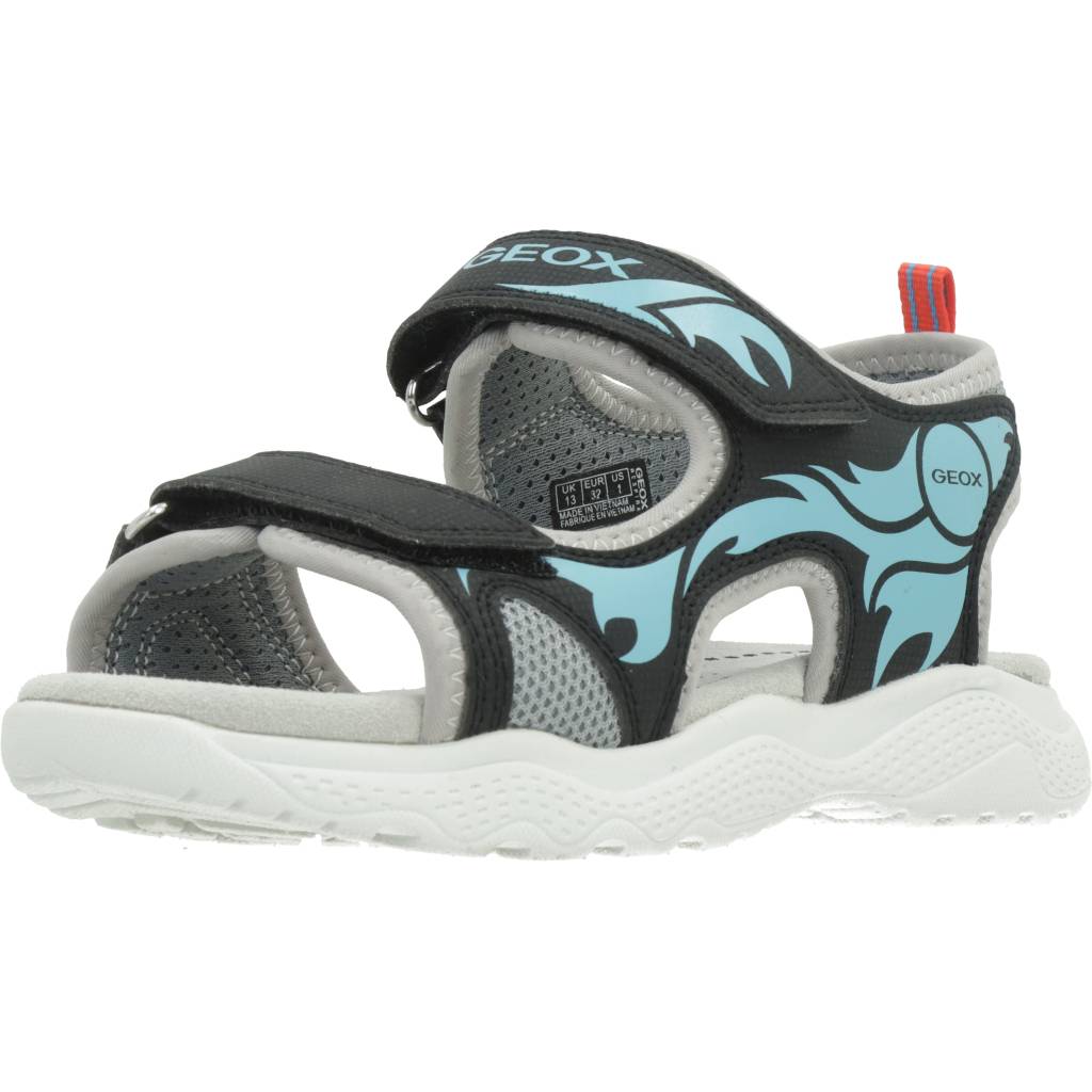 GEOX  J SANDAL SPLUSH BOY en color AZUL  (1)