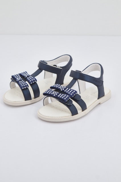 GEOX  J SANDAL KARLY GIRL en color AZUL  (1)