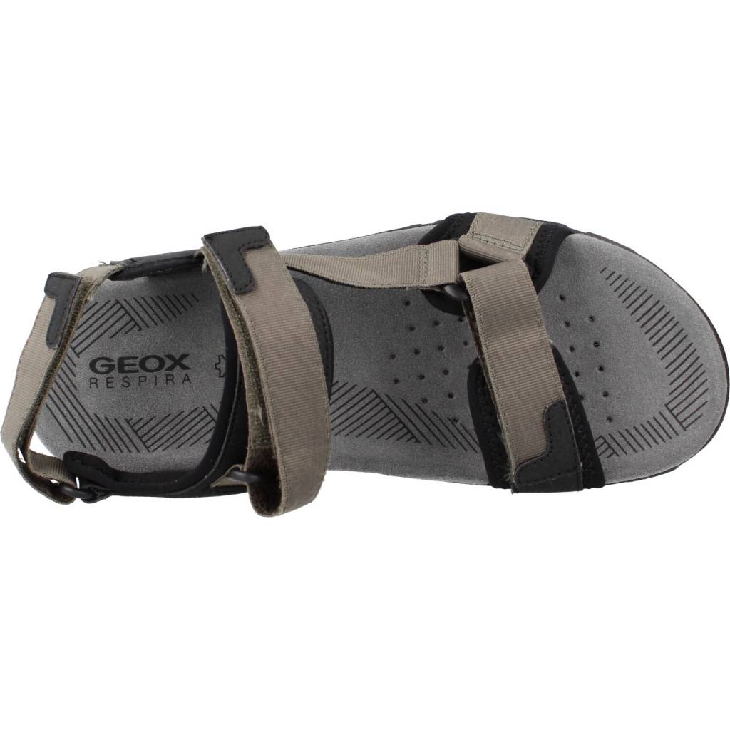 GEOX UOMO SANDAL STRADA A en color GRIS  (7)