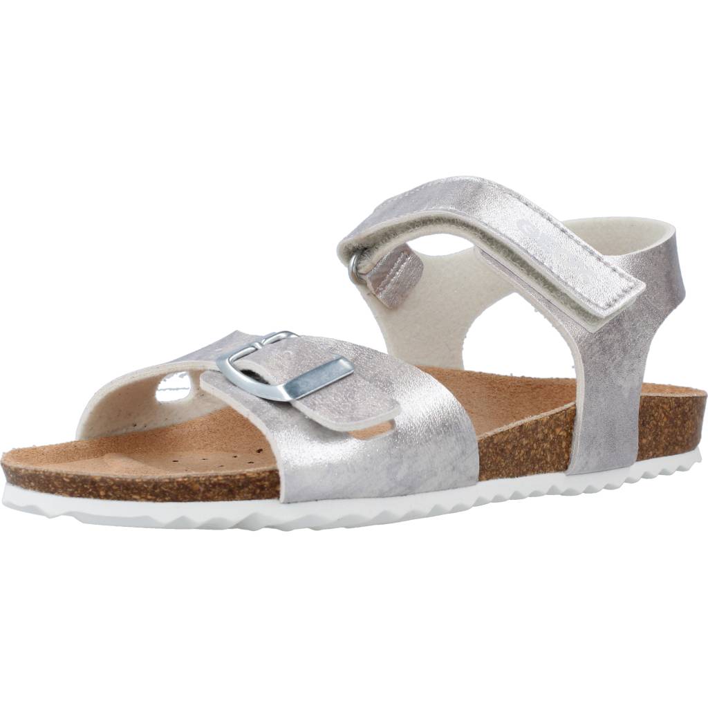 GEOX  J ADRIEL GIRL C en color PLATA  (1)