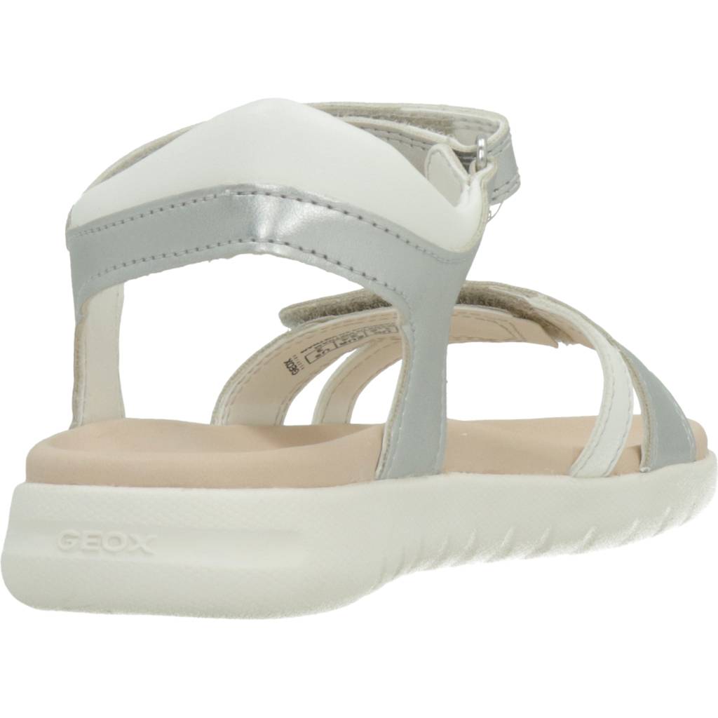 GEOX J SANDAL SOLEIMA GIR en color PLATA  (3)