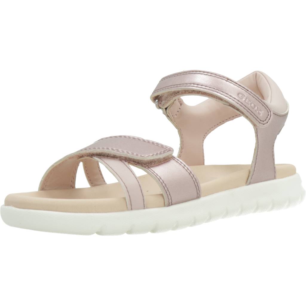 GEOX  SANDAL SOLEIMA GIR en color ROSA  (1)