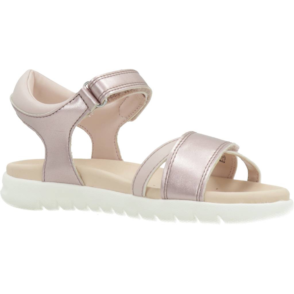 GEOX  SANDAL SOLEIMA GIR en color ROSA  (5)