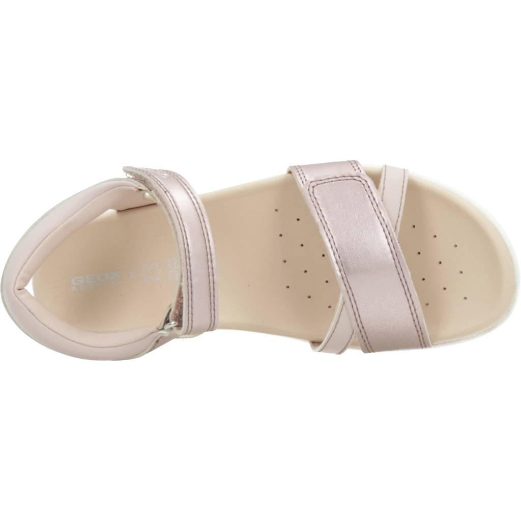 GEOX  SANDAL SOLEIMA GIR en color ROSA  (7)