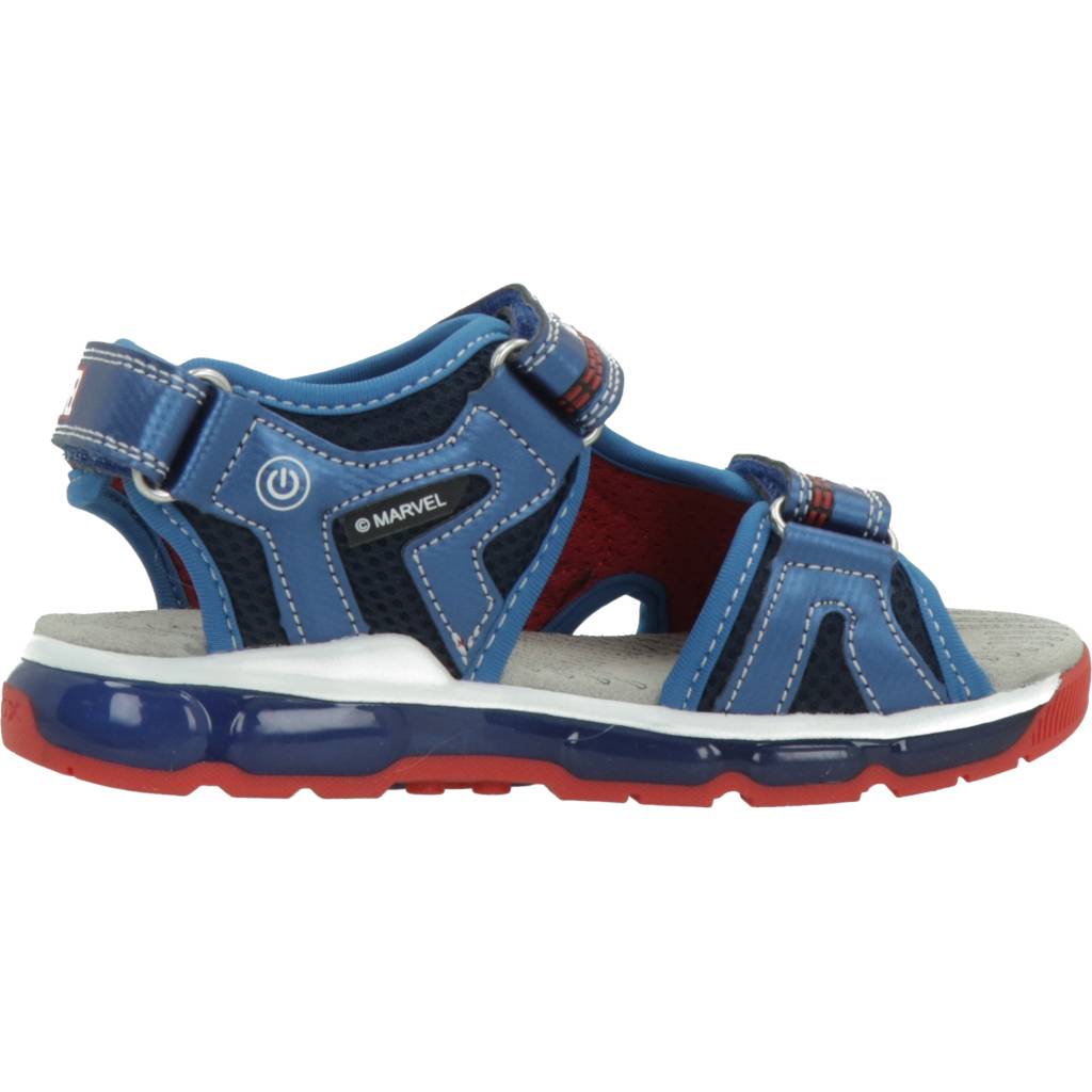 GEOX  J SANDAL ANDROID BOY en color AZUL  (4)