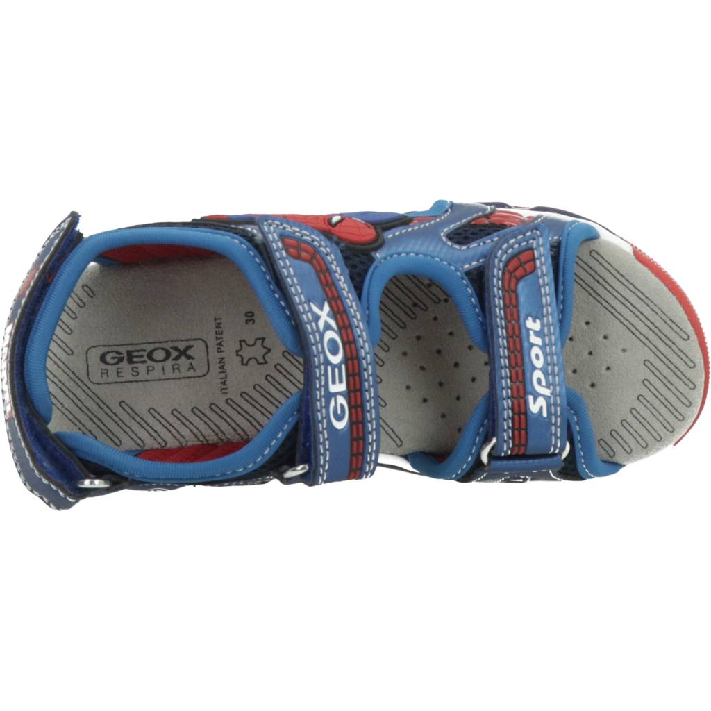 GEOX  J SANDAL ANDROID BOY en color AZUL  (7)