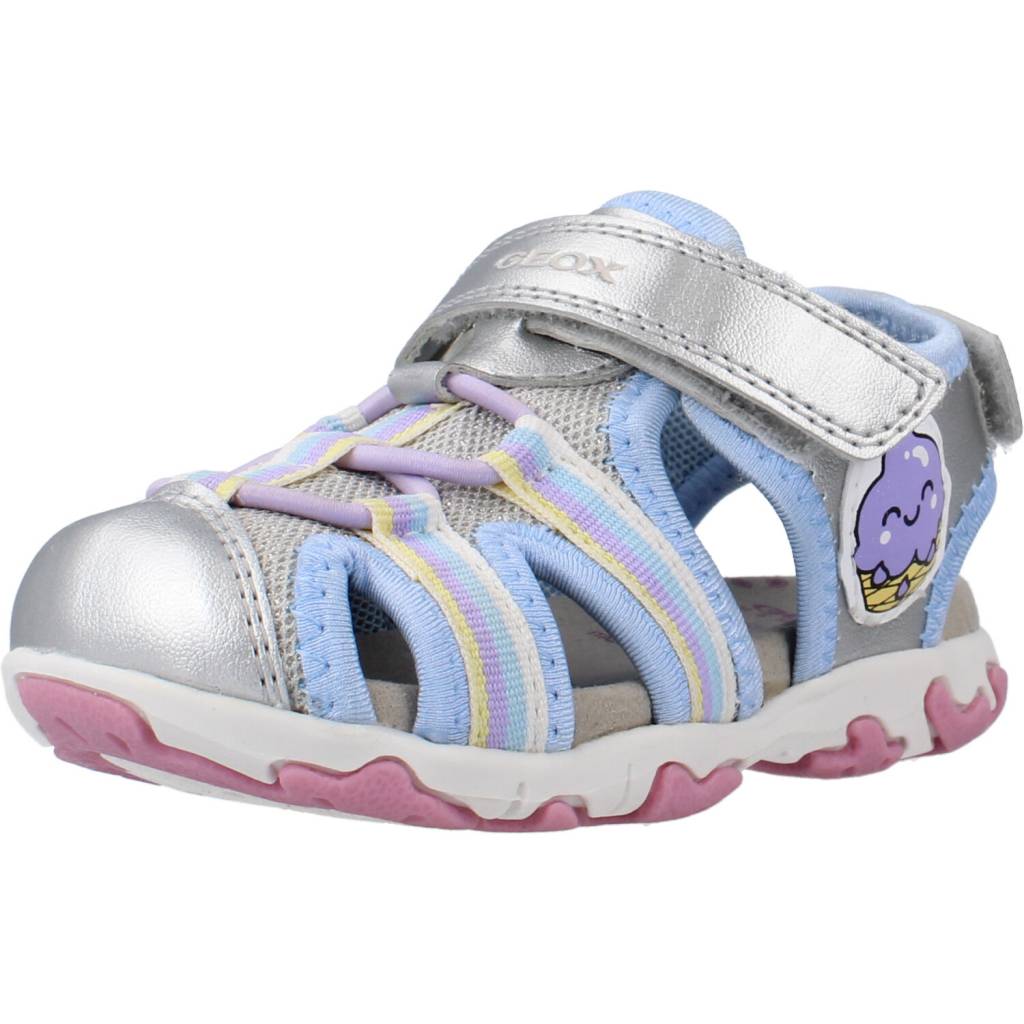 GEOX B SANDAL FLAFFEE GIR en color GRIS  (1)