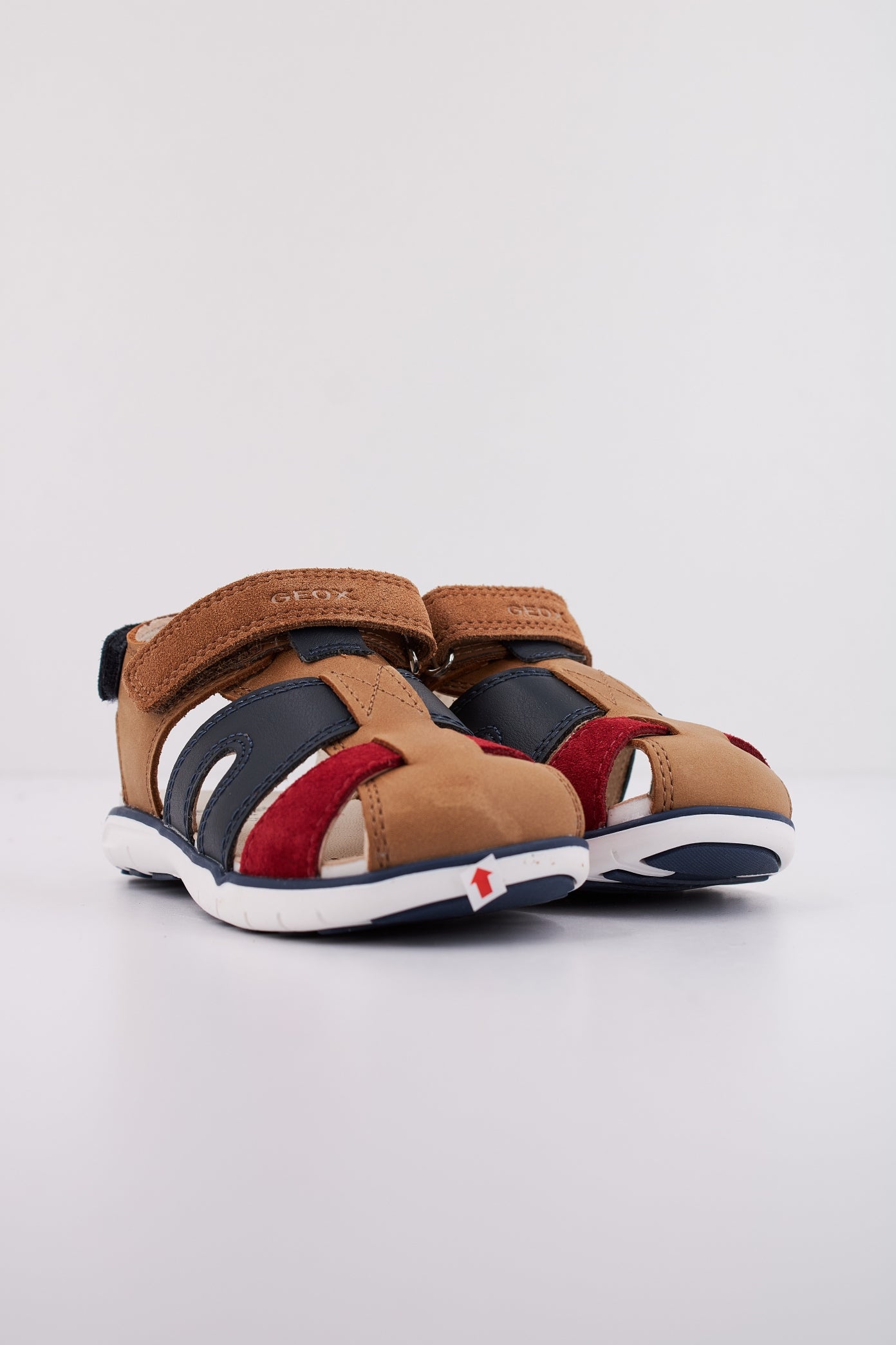 GEOX B SANDAL DELHI BOY en color MARRON  (2)