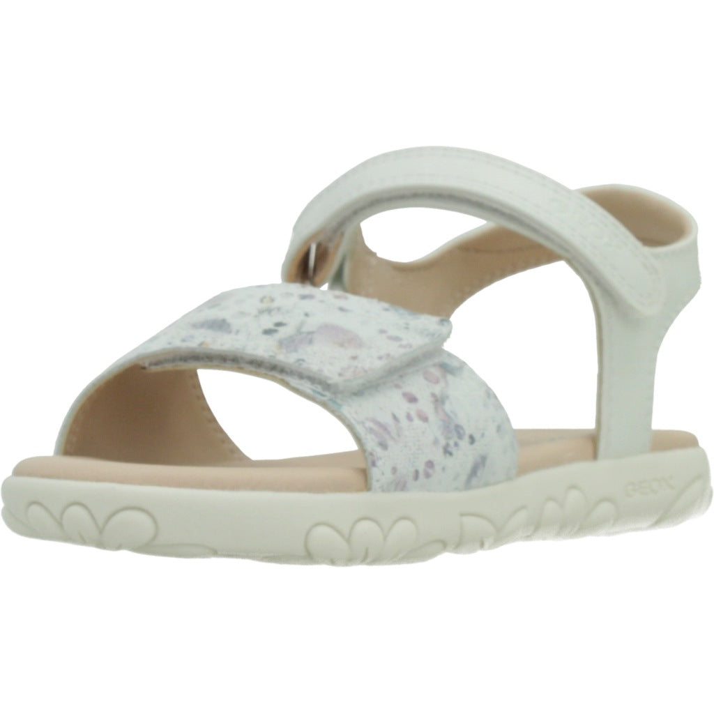 GEOX J SANDAL HAITI GIRL en color BLANCO  (1)