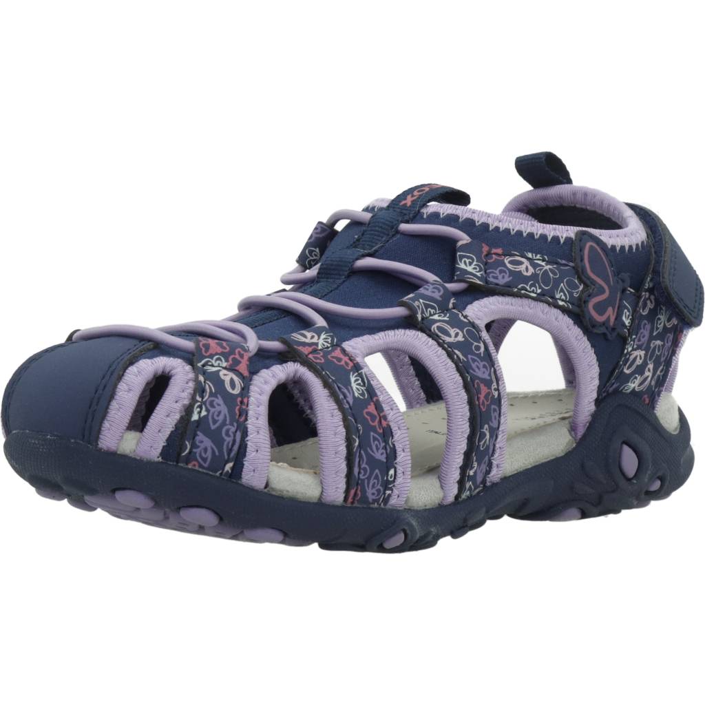GEOX SANDAL WHINBERRY G en color AZUL  (1)