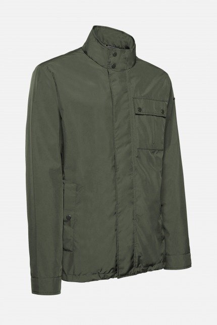 GEOX M PONZA SHORT JACKET en color VERDE  (2)