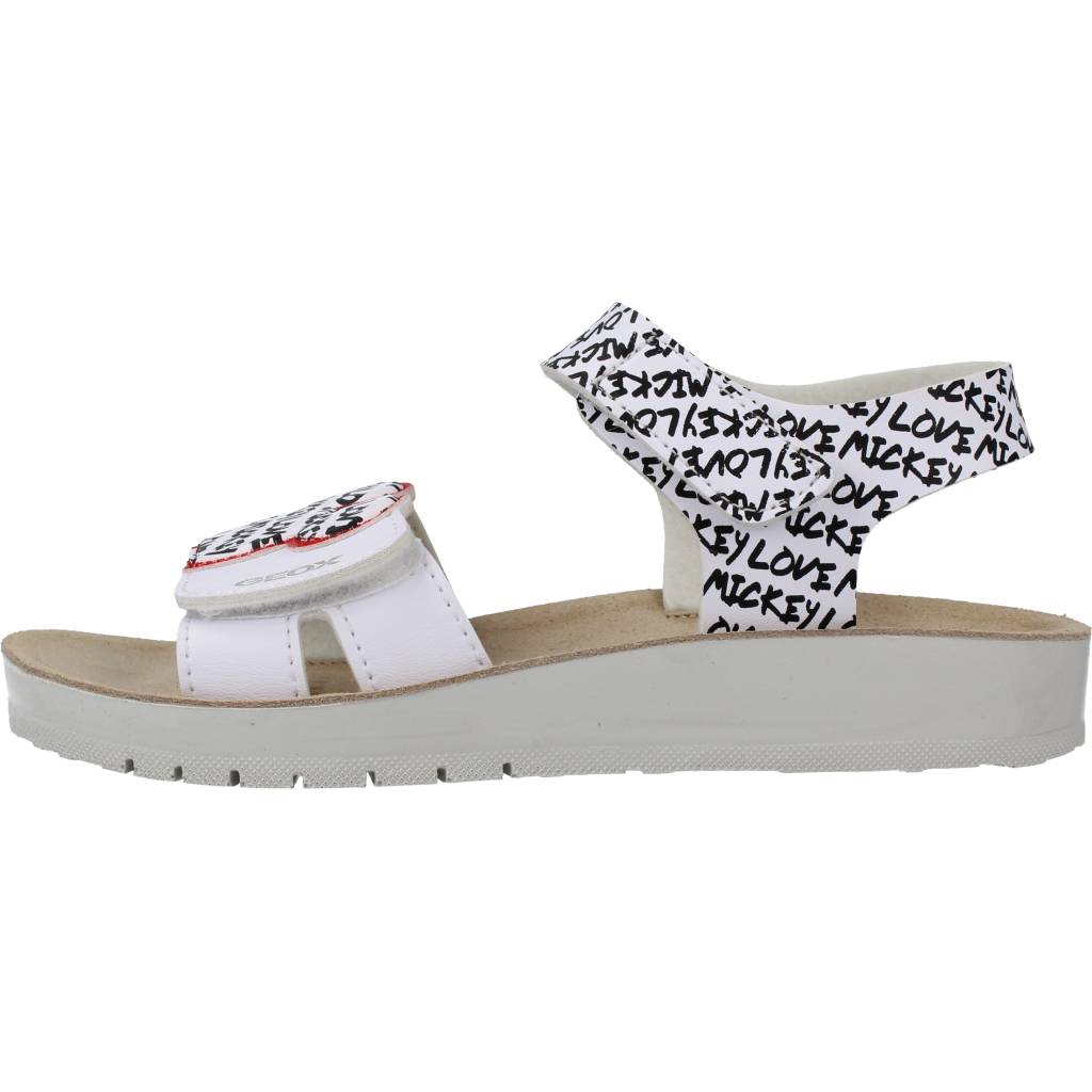 GEOX  J SANDAL COSTAREI GI en color BLANCO  (2)