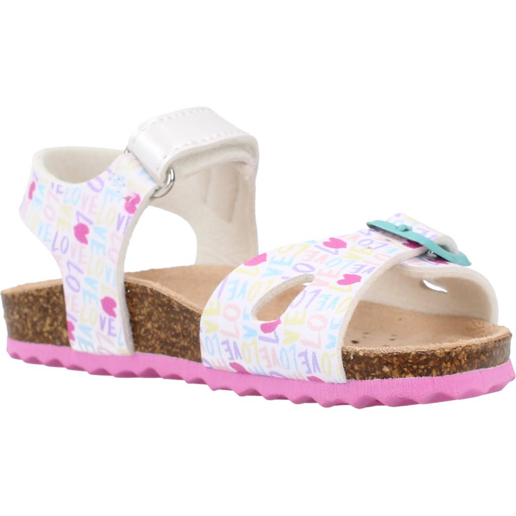 GEOX B SANDAL CHALKI GIRL en color BLANCO  (5)