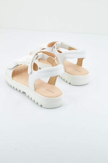 GEOX  J SANDAL CORALIE GIR en color BLANCO  (3)