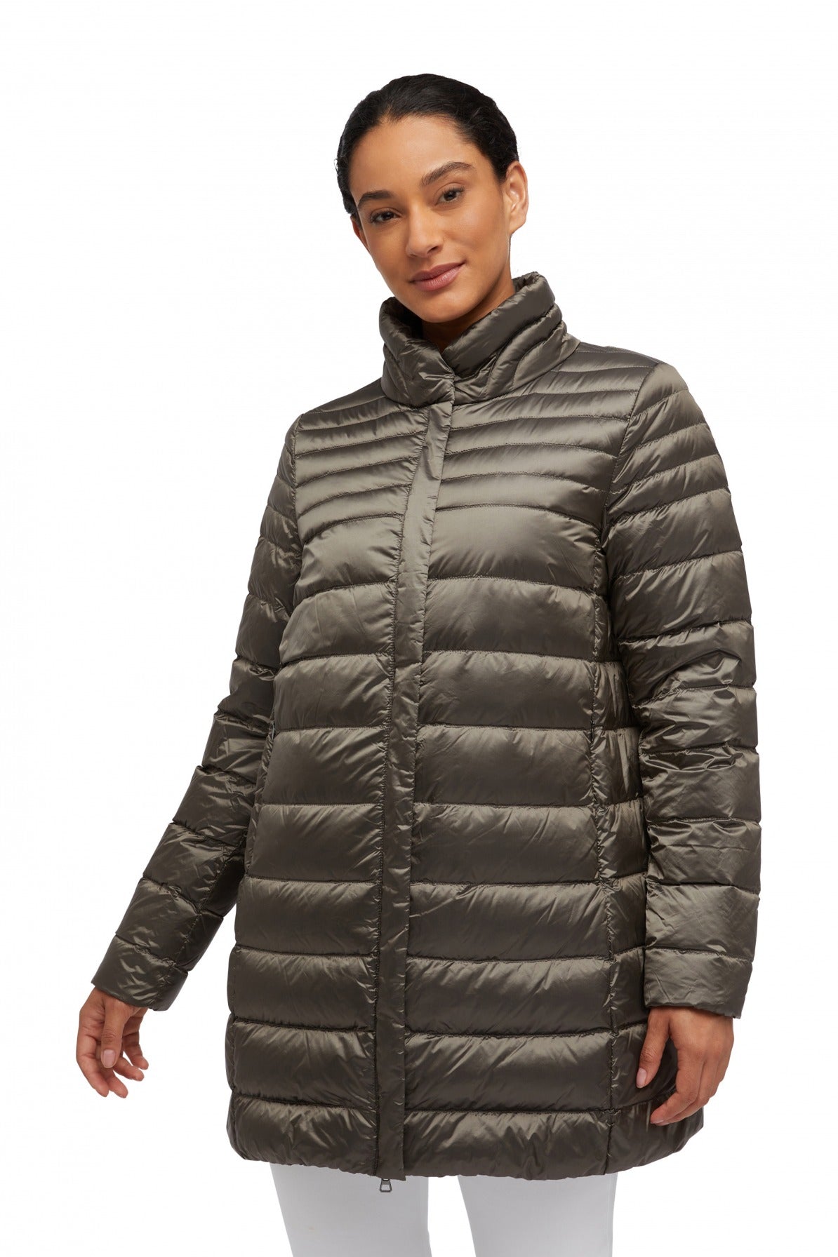 GEOX  W JAYSEN COAT en color GRIS  (1)