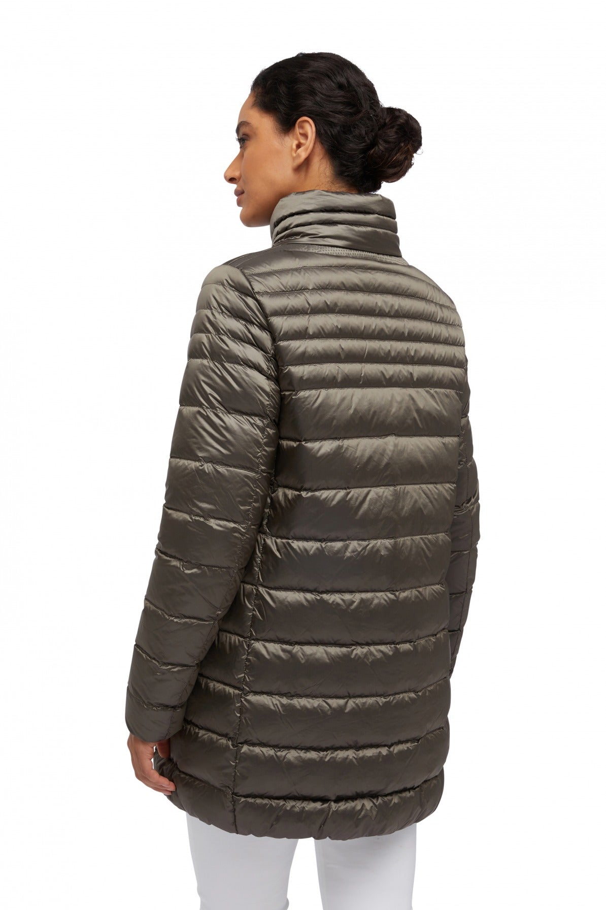 GEOX  W JAYSEN COAT en color GRIS  (4)