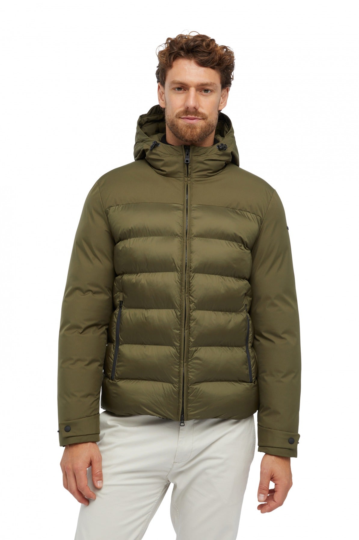 GEOX M SAPIENZA HOOD JKT en color VERDE  (2)