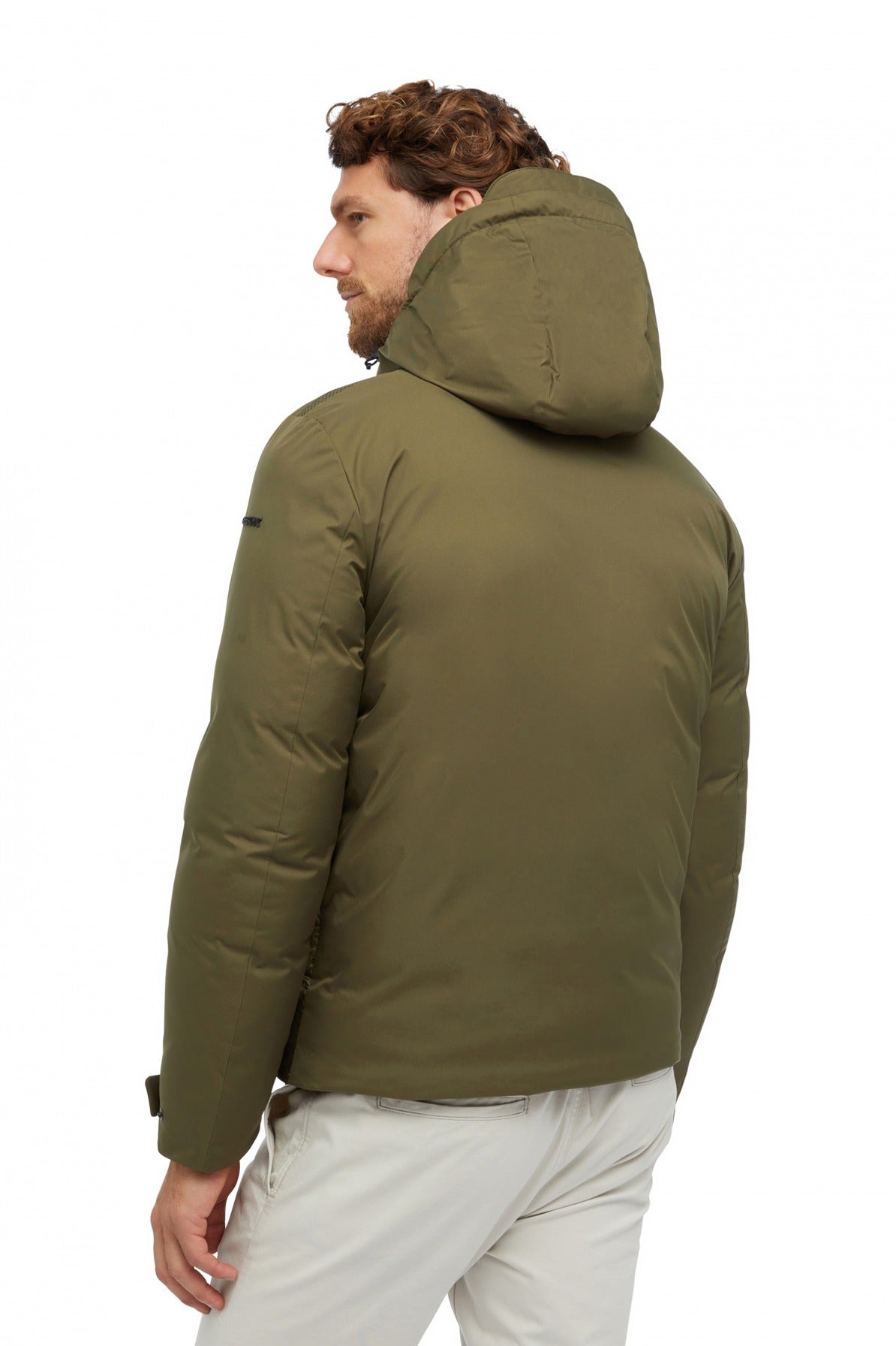 GEOX M SAPIENZA HOOD JKT en color VERDE  (4)