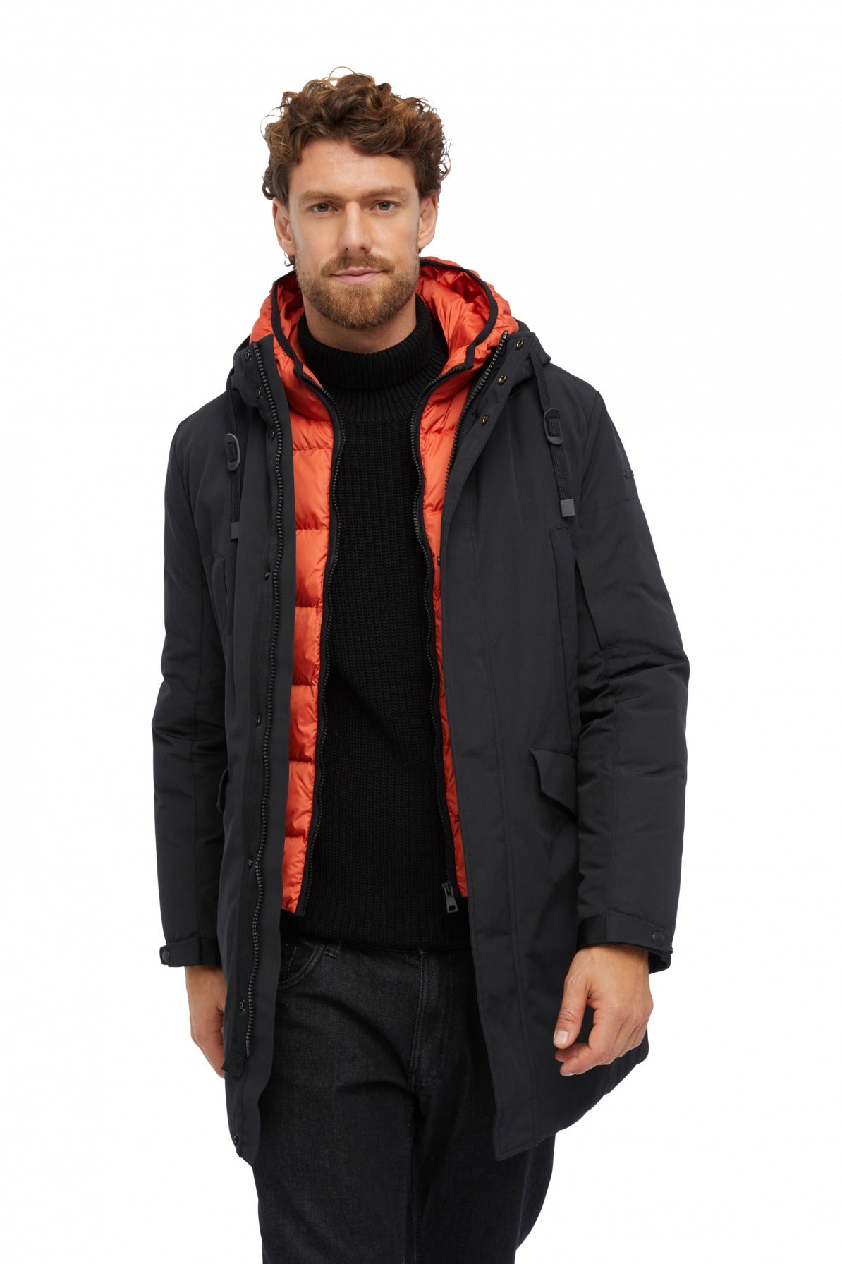 GEOX M VELLETRI PARKA en color NEGRO  (3)