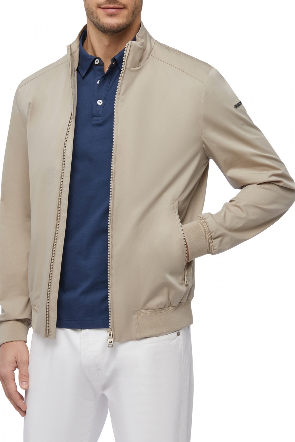 GEOX M EOLO BOMBER en color BLANCO  (4)