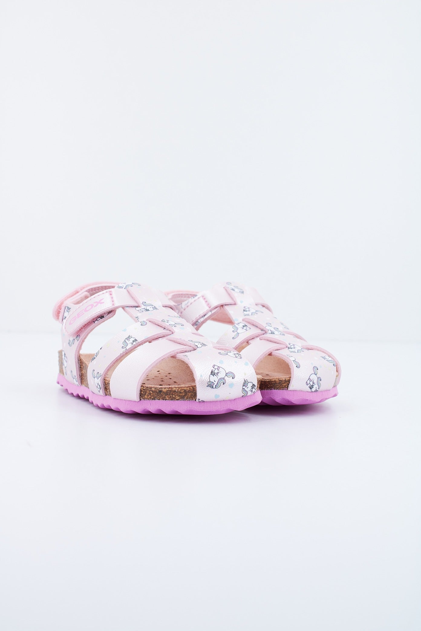 GEOX B SANDAL CHALKI GIRL en color ROSA  (2)