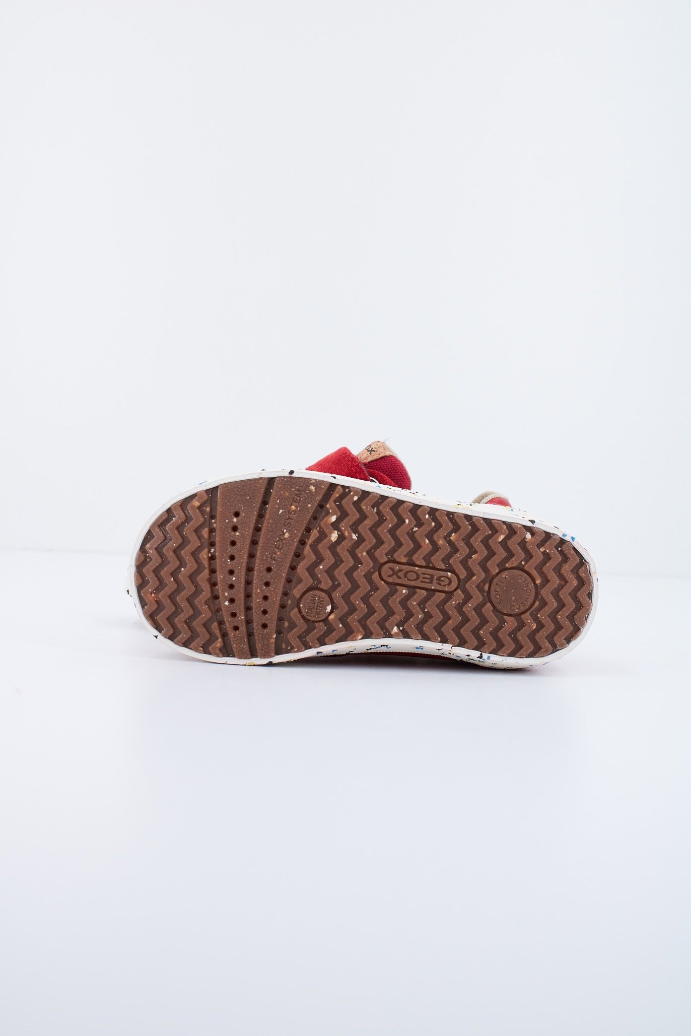 GEOX B.C NAPPA + SUEDE en color ROJO  (4)