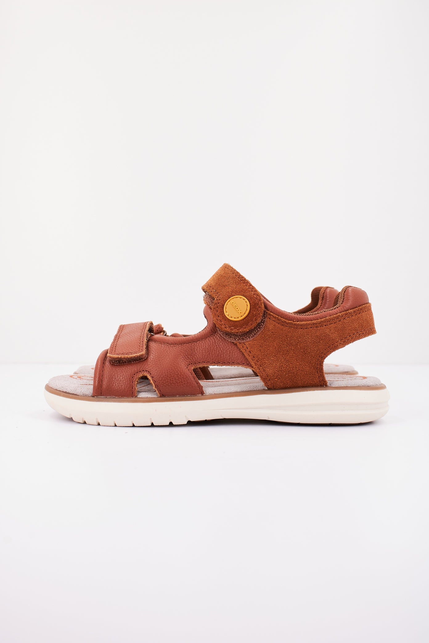 GEOX J SANDAL MARATEA BOY en color MARRON  (1)