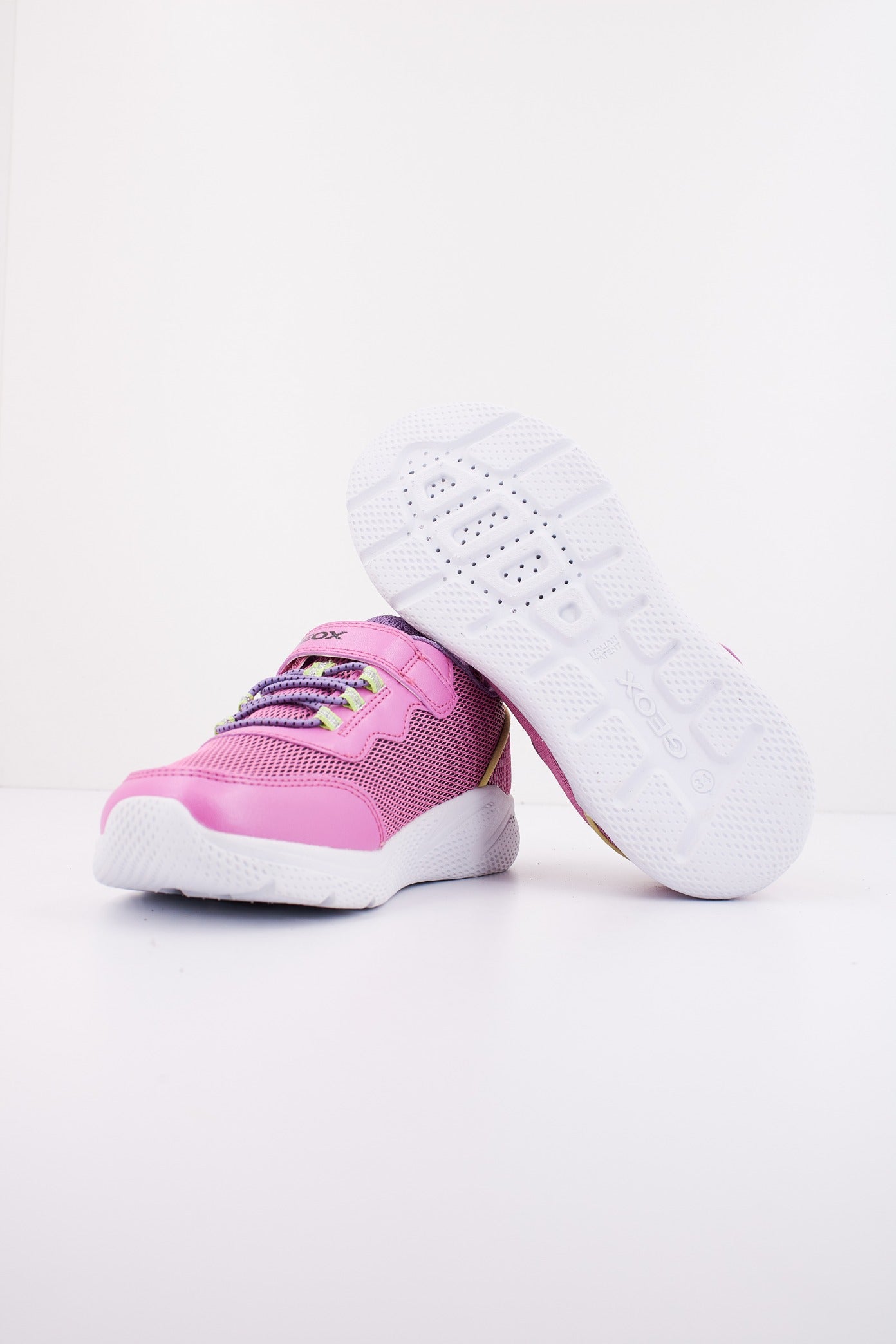 GEOX J SPRINTYE GIRL en color ROSA  (4)