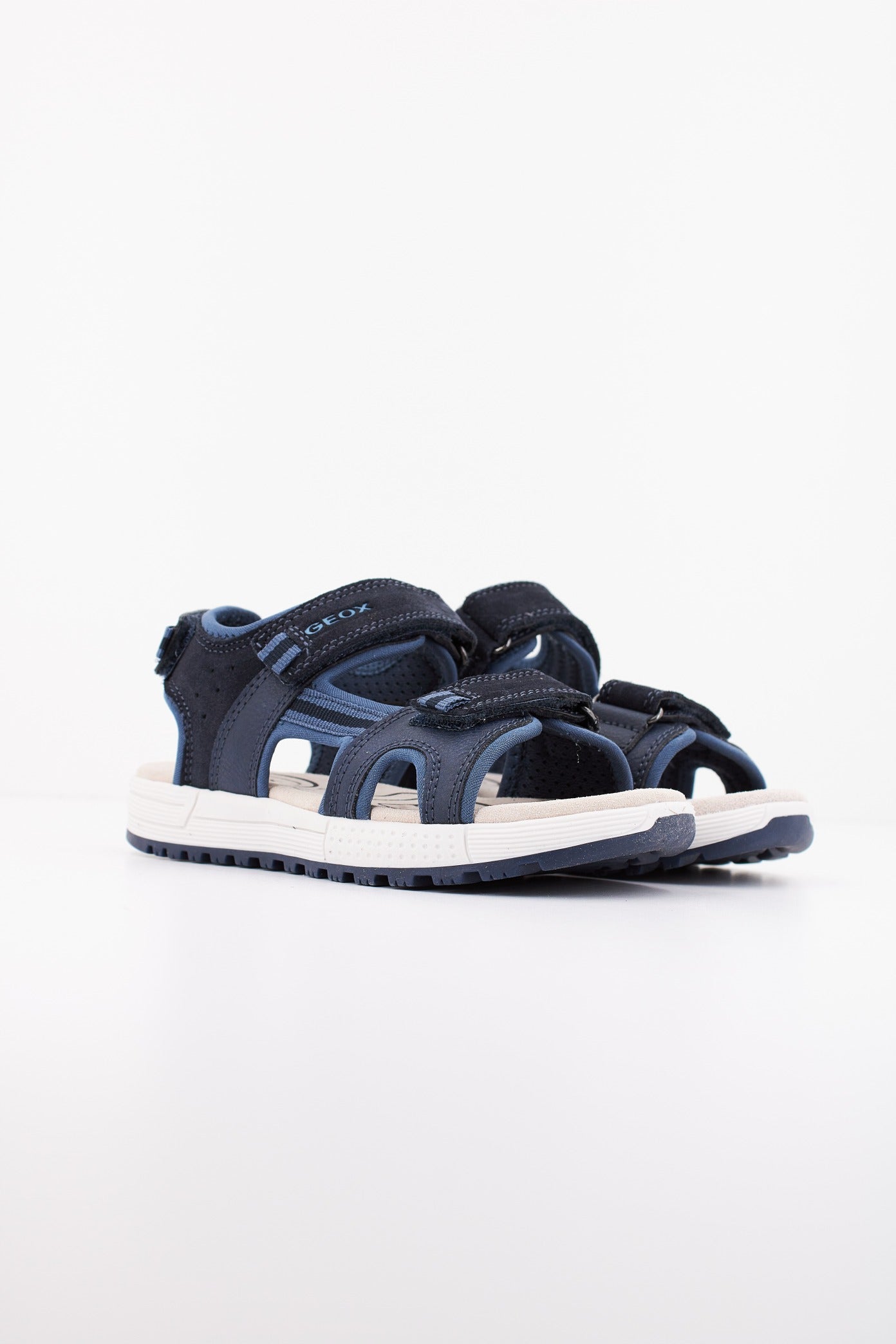 GEOX J SANDAL ALBEN BOY en color AZUL  (2)