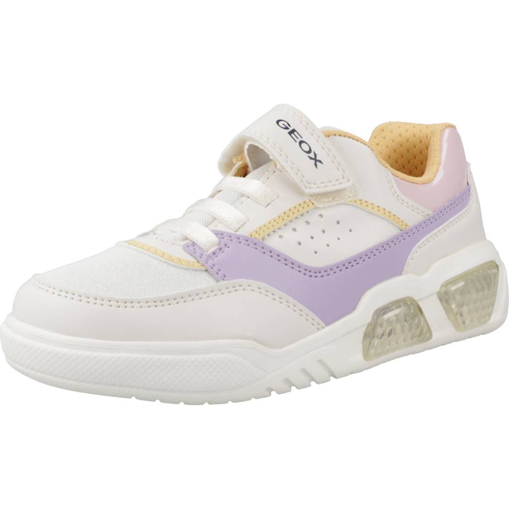 GEOX J ILLUMINUS GIRL en color BLANCO  (1)