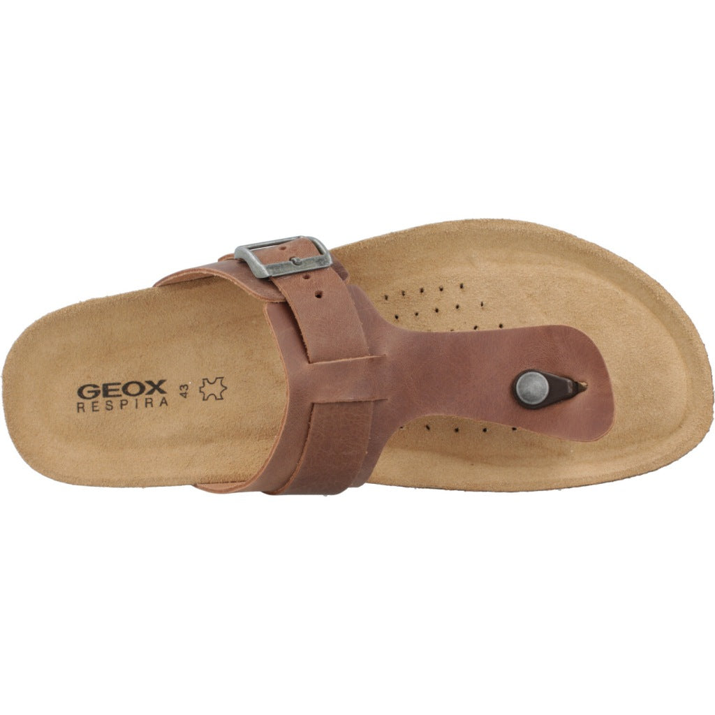 GEOX U SANDAL GHITA en color MARRON  (7)