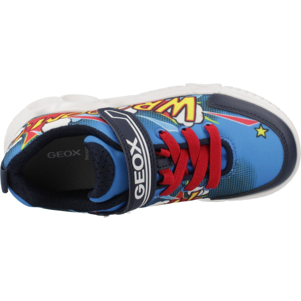 GEOX J WROOM BOY en color AZUL  (7)