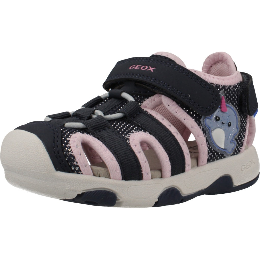 GEOX  B SANDAL MULTY GIRL en color AZUL  (1)