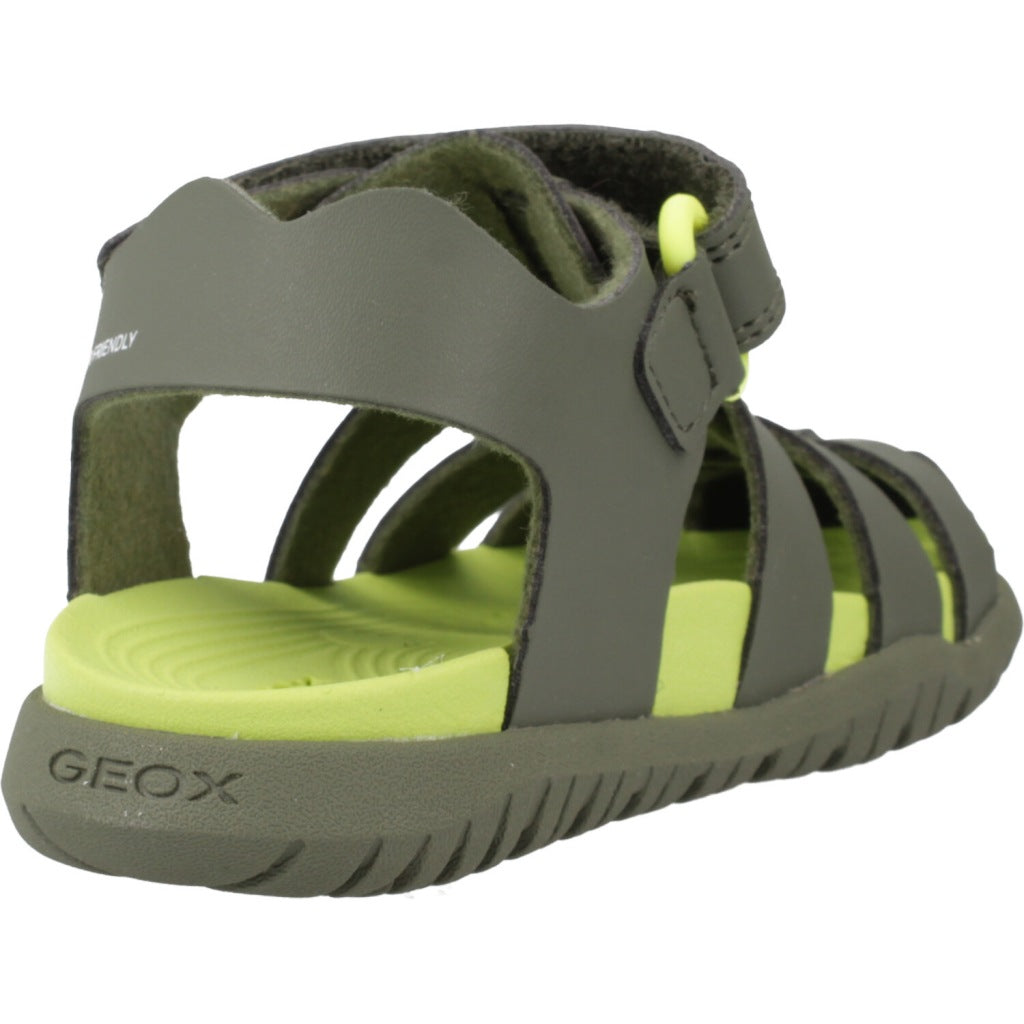 GEOX B SANDAL FUSBETTO BO en color VERDE  (3)