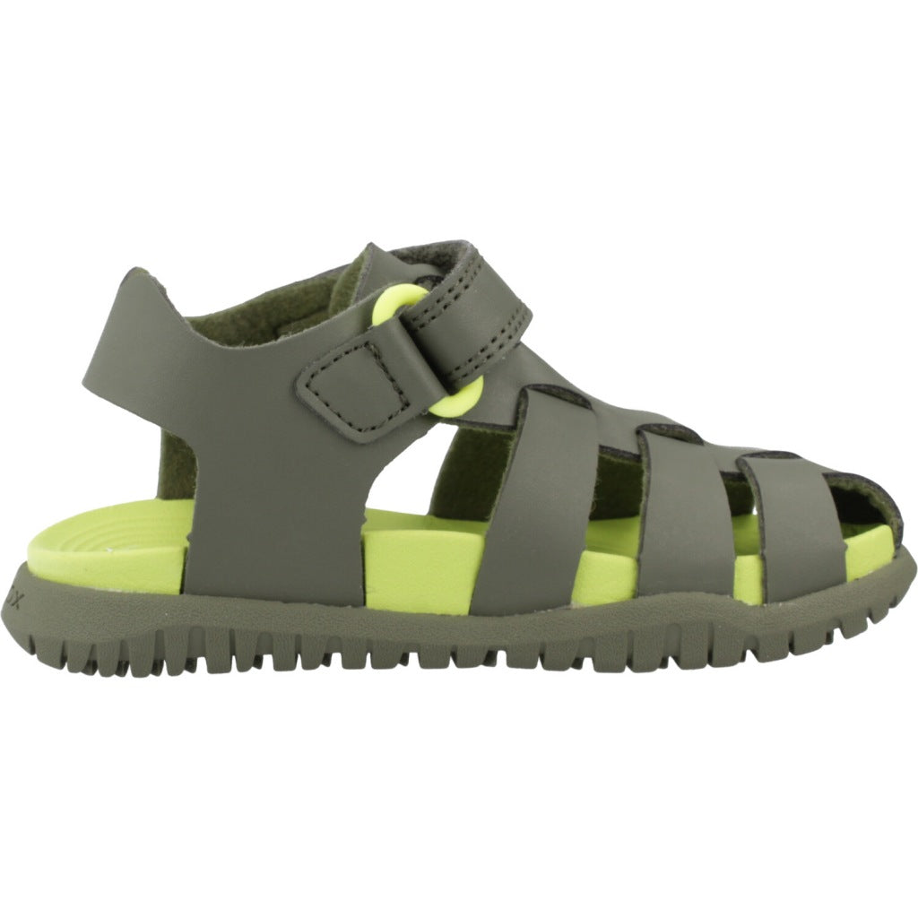 GEOX B SANDAL FUSBETTO BO en color VERDE  (4)