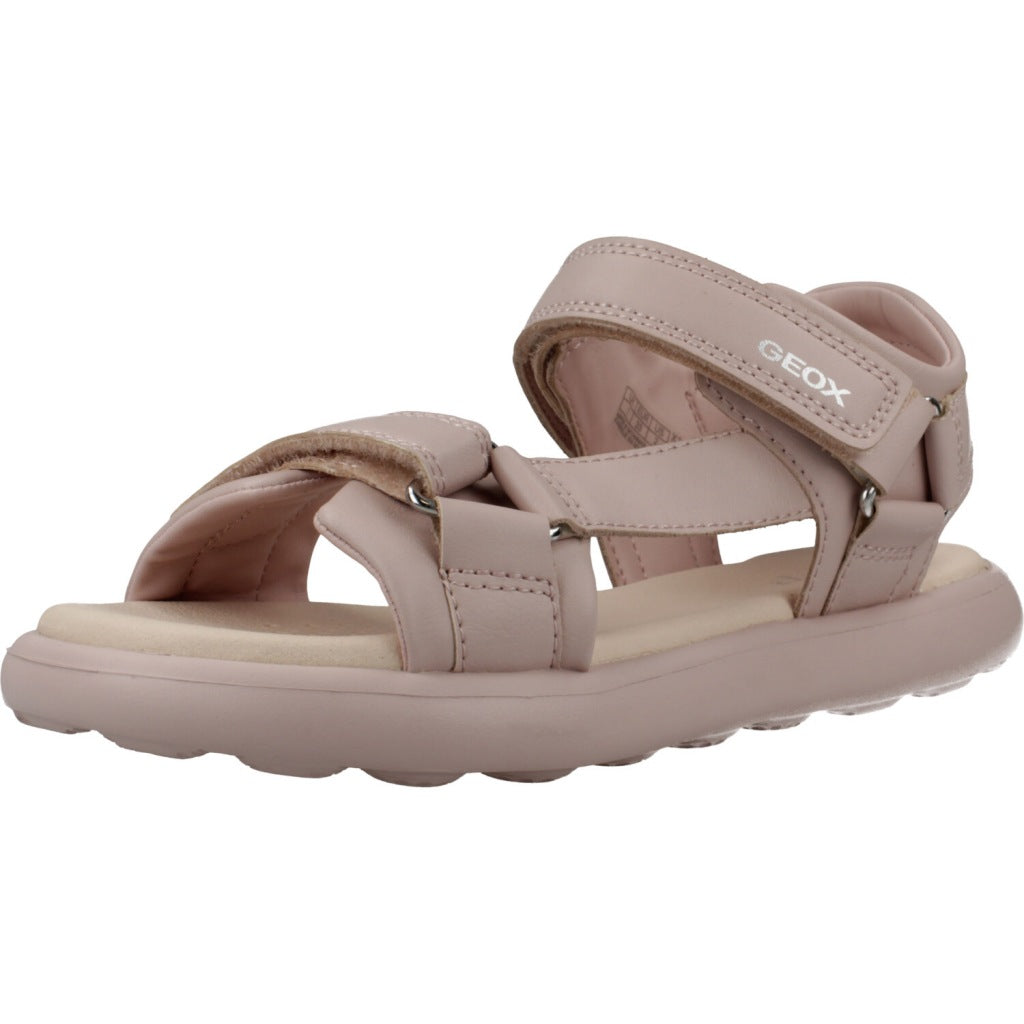 GEOX J SANDAL PUFFYPOP GI en color ROSA  (1)