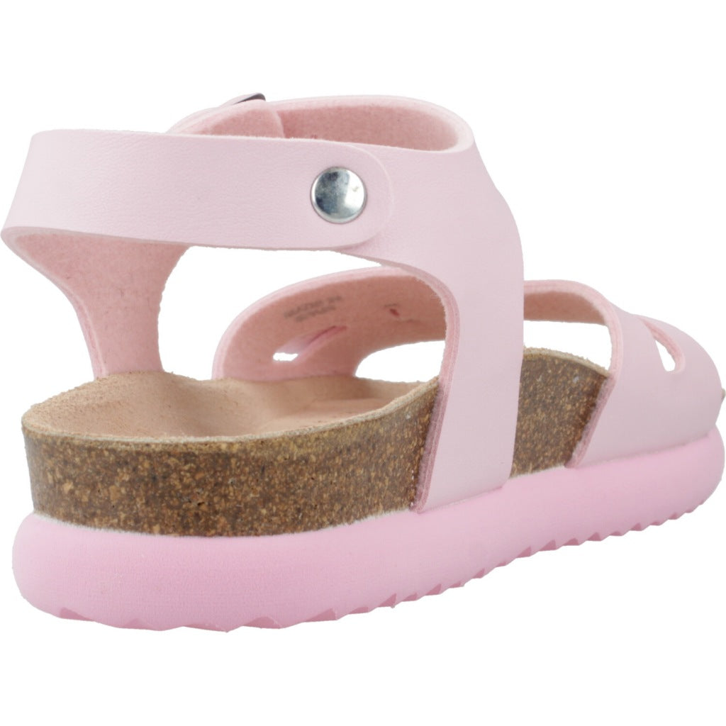 GEOX J SANDAL BUBBLEBOW G en color ROSA  (3)