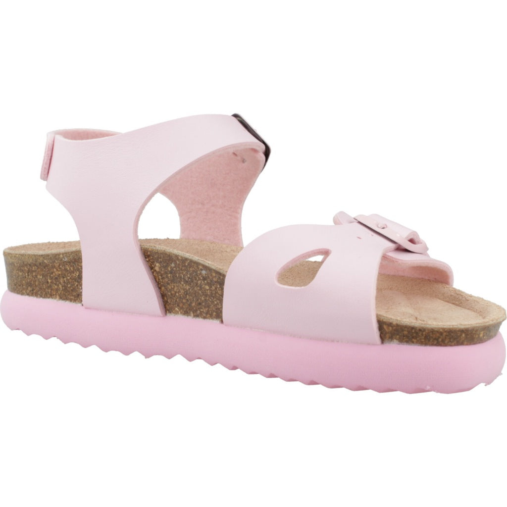 GEOX J SANDAL BUBBLEBOW G en color ROSA  (5)