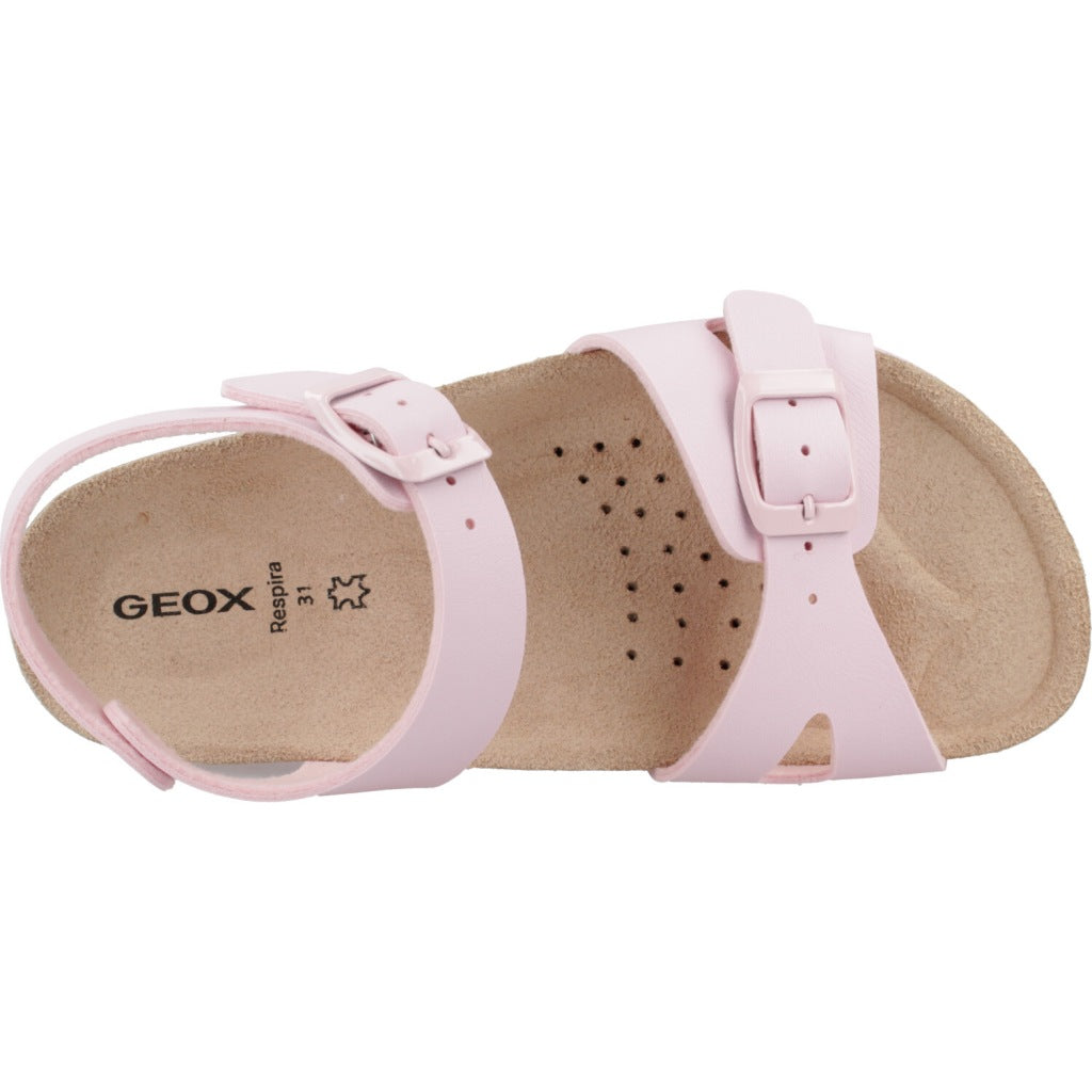 GEOX J SANDAL BUBBLEBOW G en color ROSA  (7)