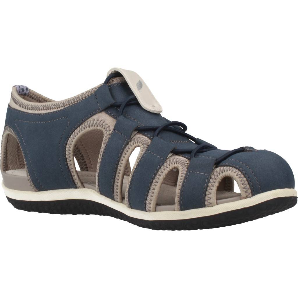 GEOX D SANDAL VEGA en color AZUL  (5)