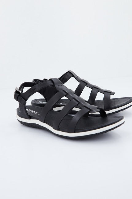 GEOX D SANDAL VEGA en color NEGRO  (1)