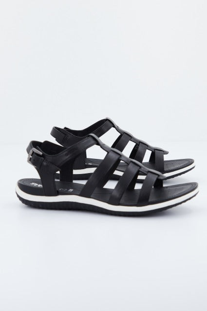 GEOX D SANDAL VEGA en color NEGRO  (2)