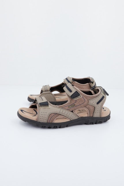 GEOX UOMO SANDAL STRADA en color MARRON CLARO  (1)